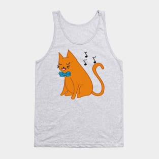 singing cat Tank Top